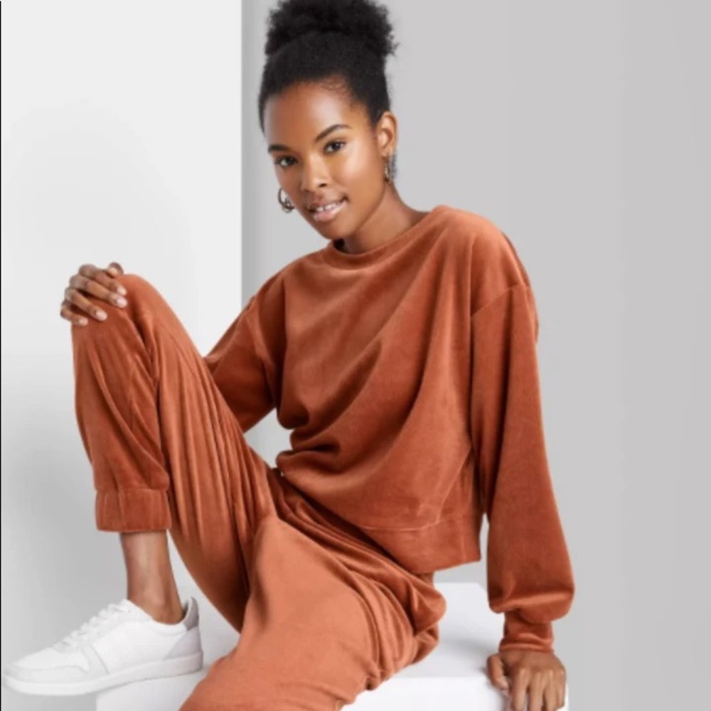 Women's Wild Fable high rise Jumpsuits- Velour